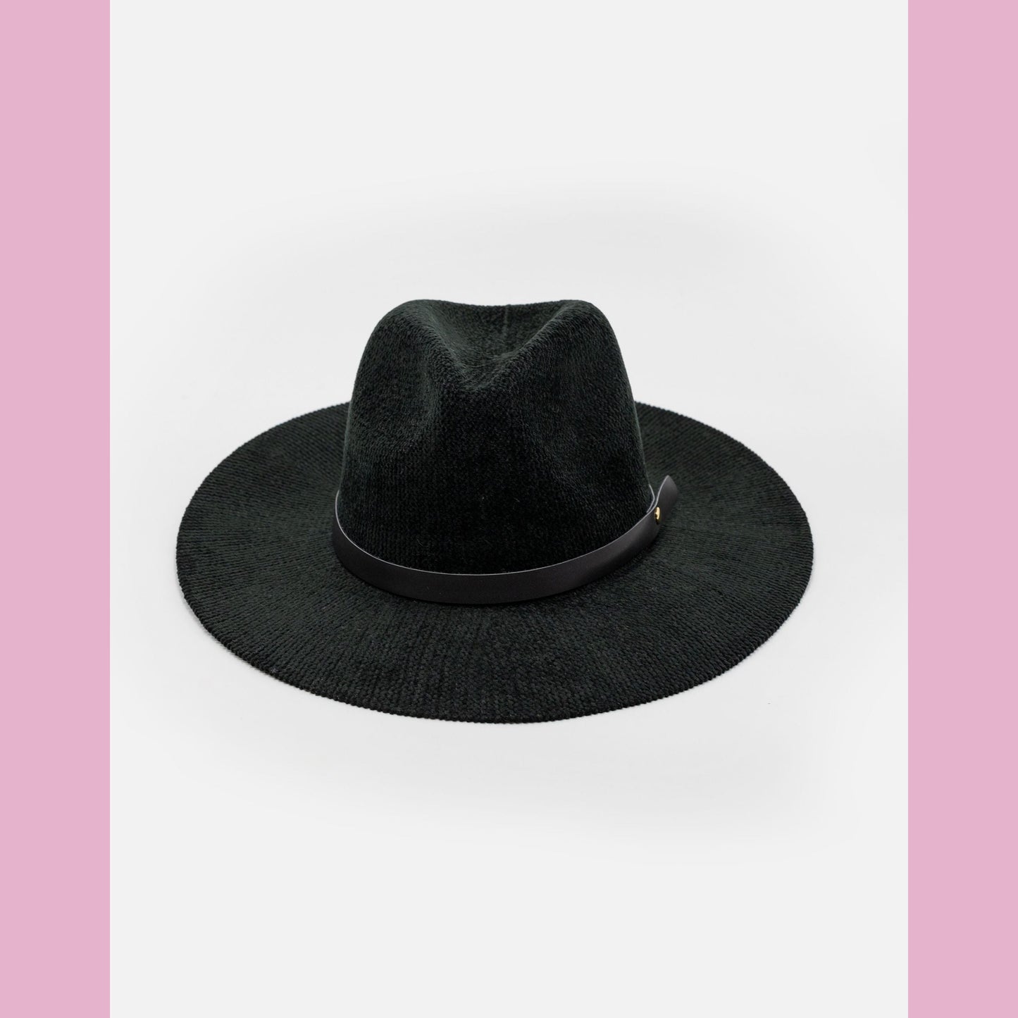 CHENILLE HAT - Black