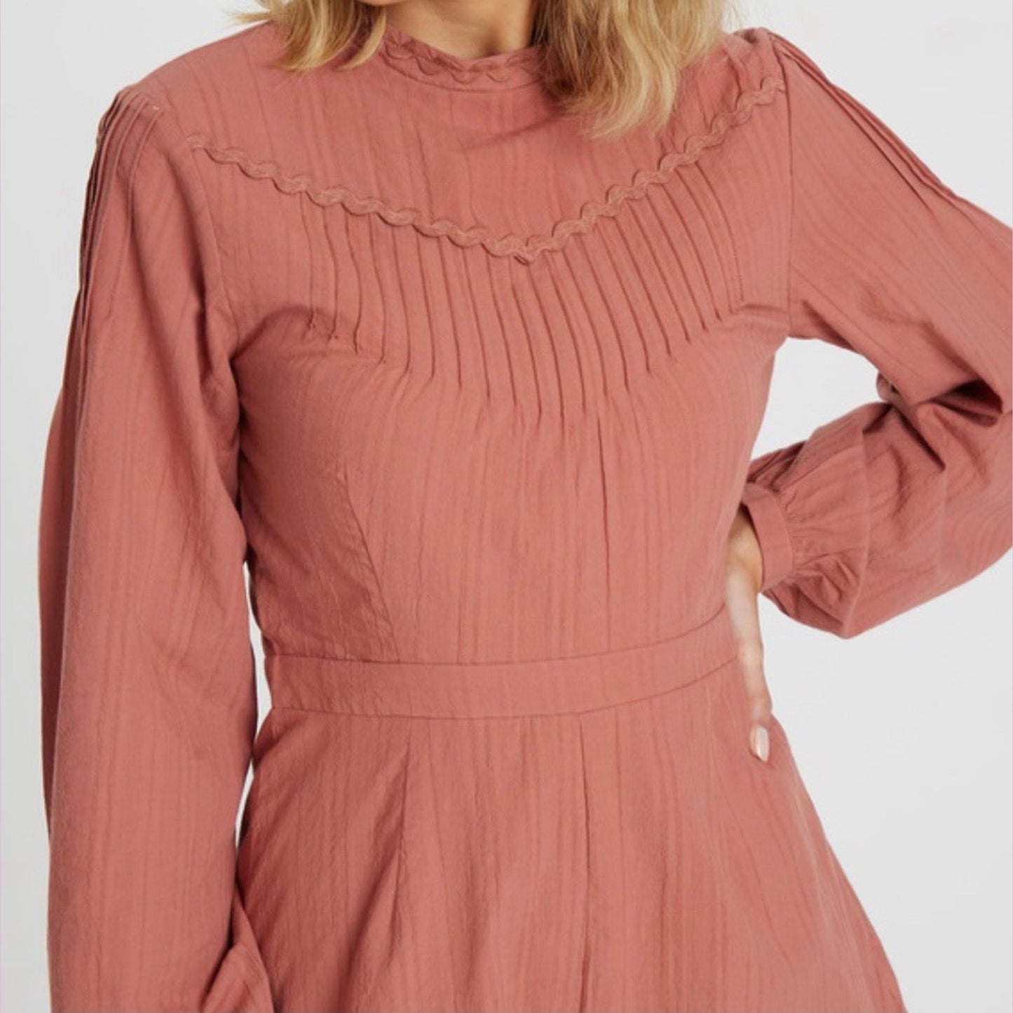 Baby It's You Playsuit - Dusty Pink