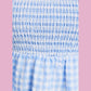 Andy Mini Dress - Blue Gingham