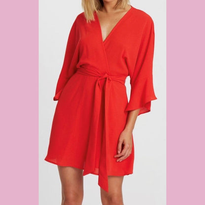 Anna Mini Dress - Red