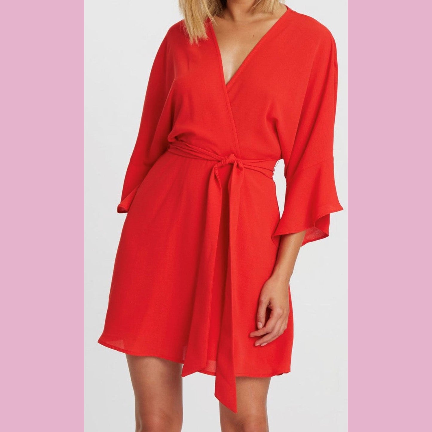 Anna Mini Dress - Red