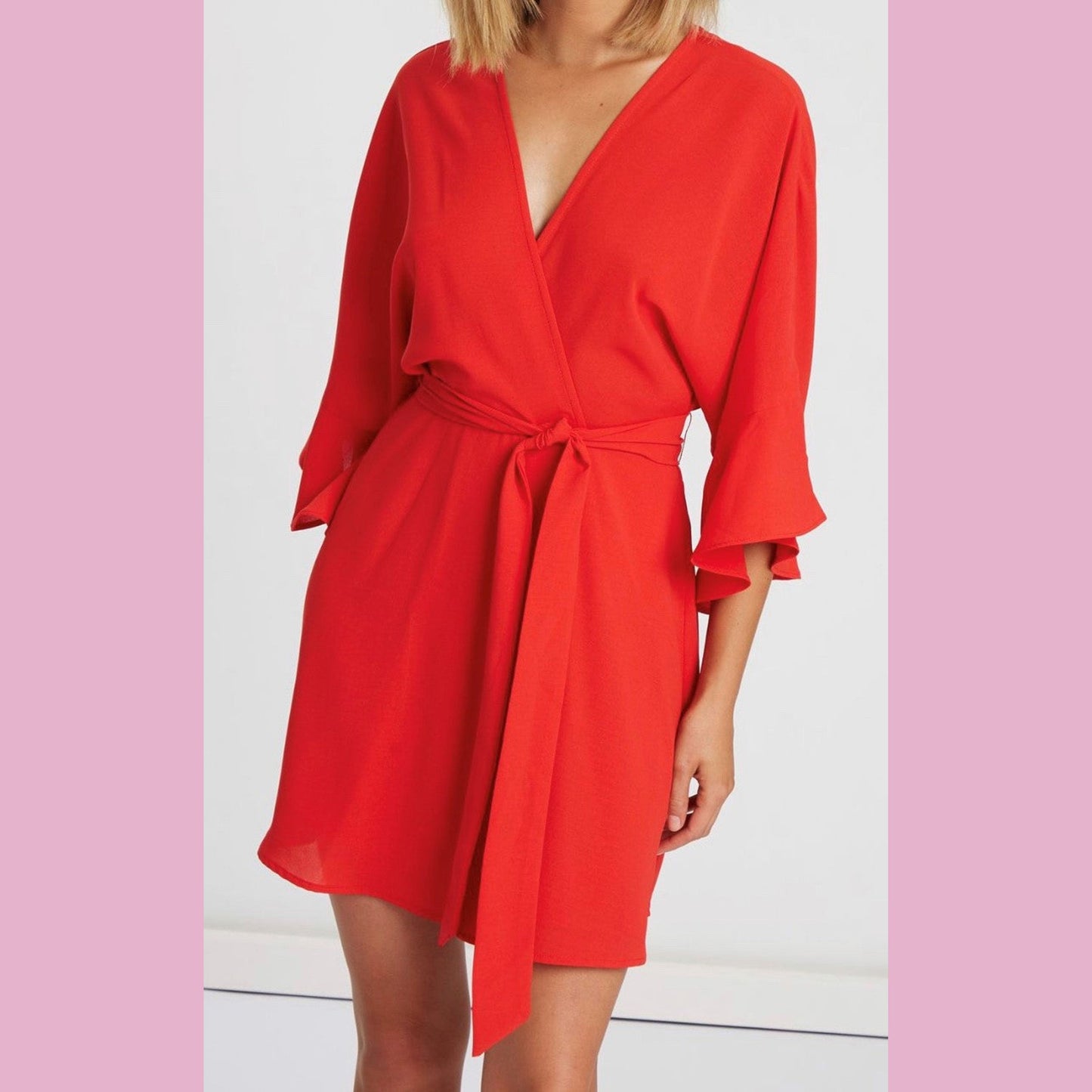 Anna Mini Dress - Red